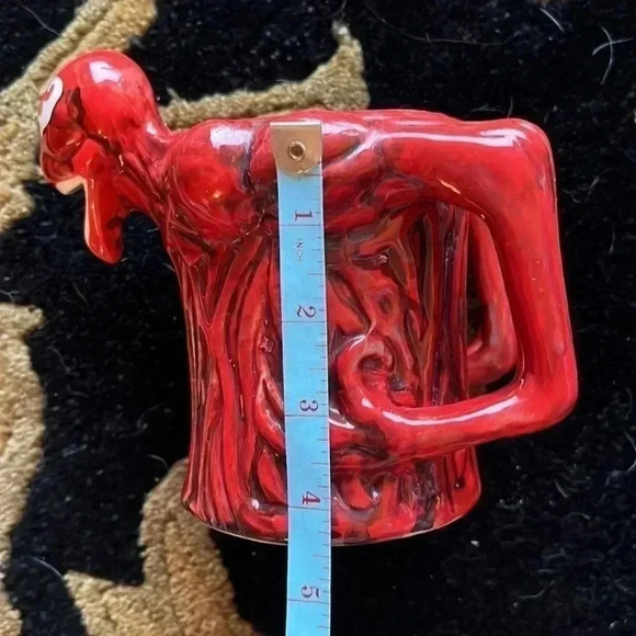 MARVEL 2015 CARNAGE 2-Handled Sculpted Mug with Pour Spout Mouth Coffee Tea Cup - Picture 15 of 16